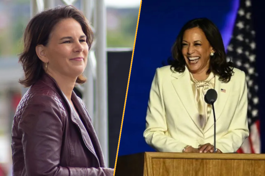 Annalena Baerbock und Kamala Harris