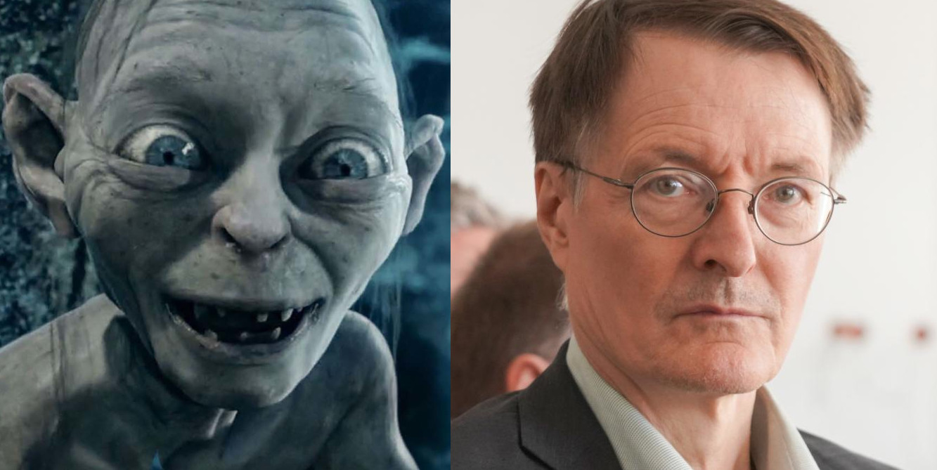 Karl Lauterbach und Gollum