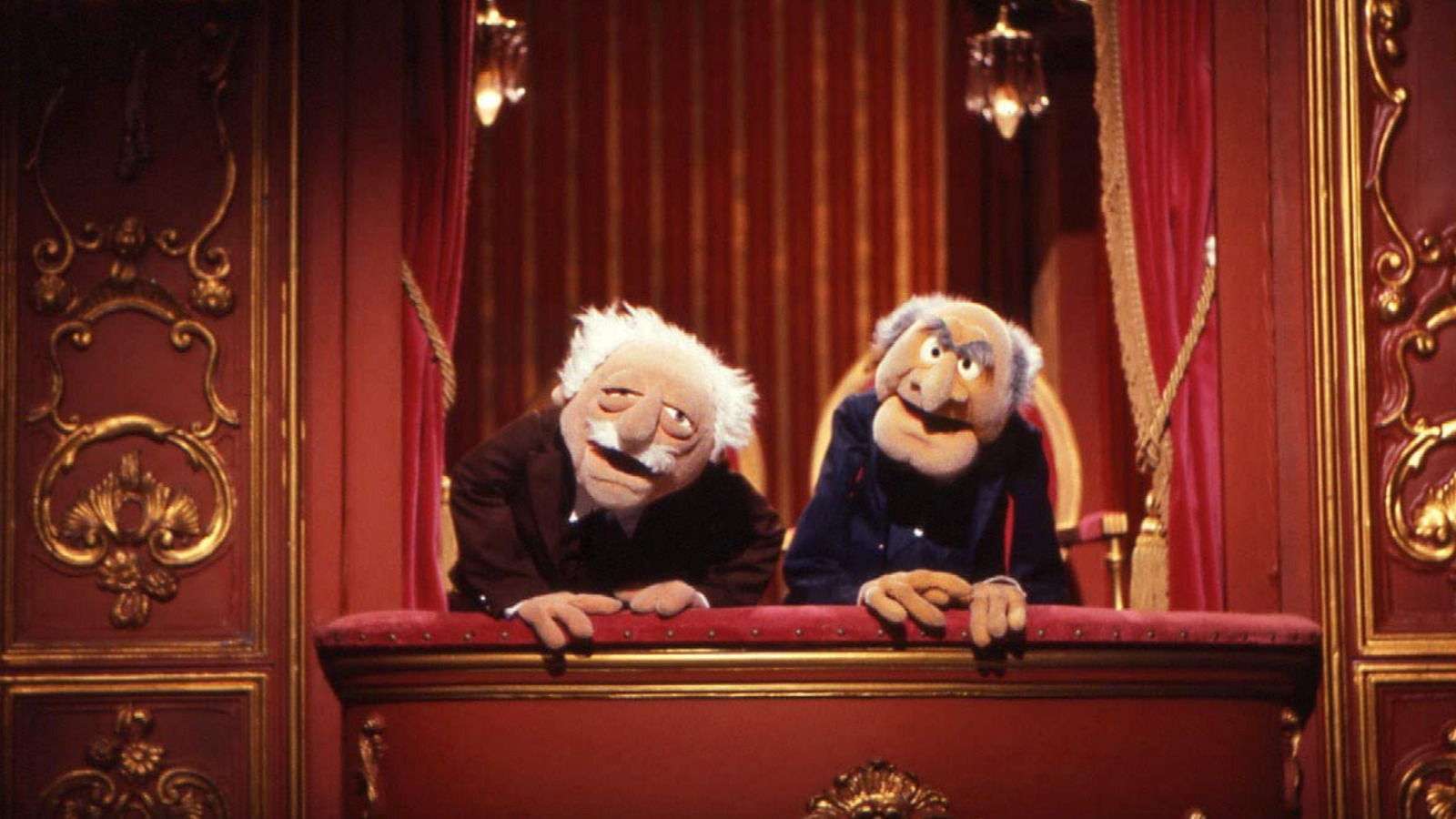 Waldorf und Statler von den Muppets