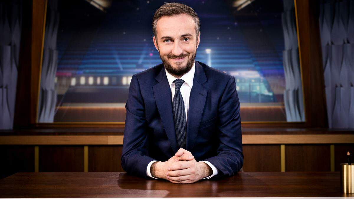 Jan Böhmermann im Studio