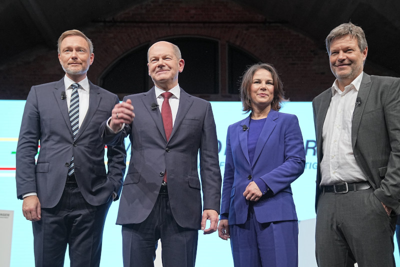 Die MinisterInnen der Ampel