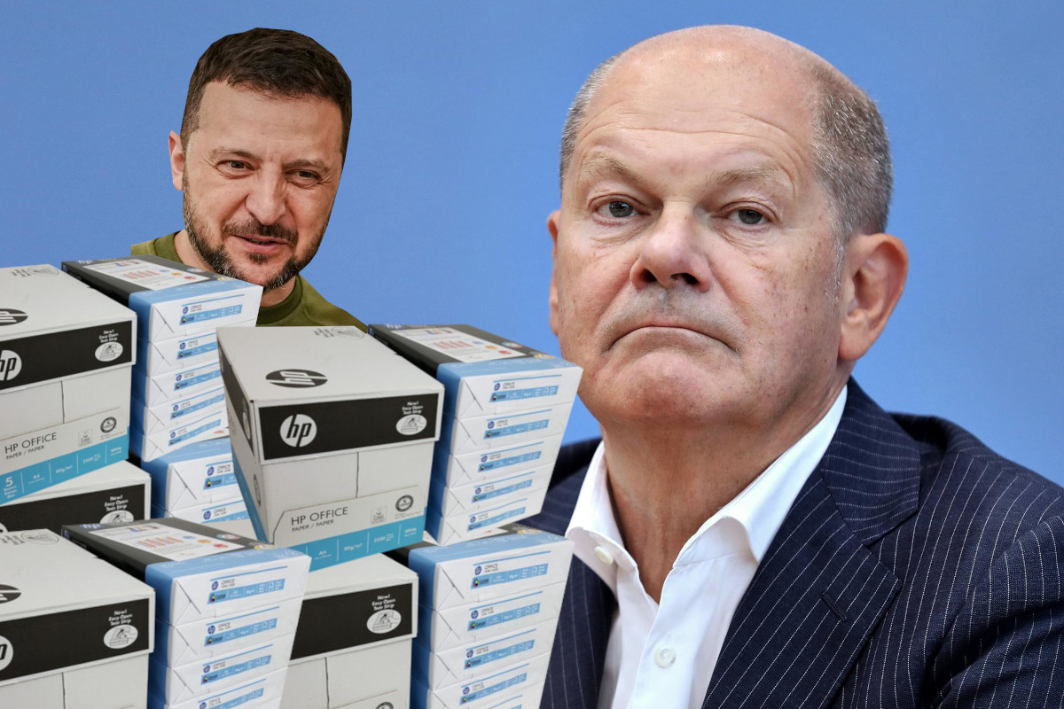 Scholz bekommt Papierlieferung