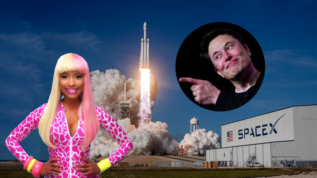 Nicki Minaj ist als Lobbyistin für SpaceX tätig